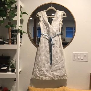 Betsy Johnson Dress Polk a Dot with Lace